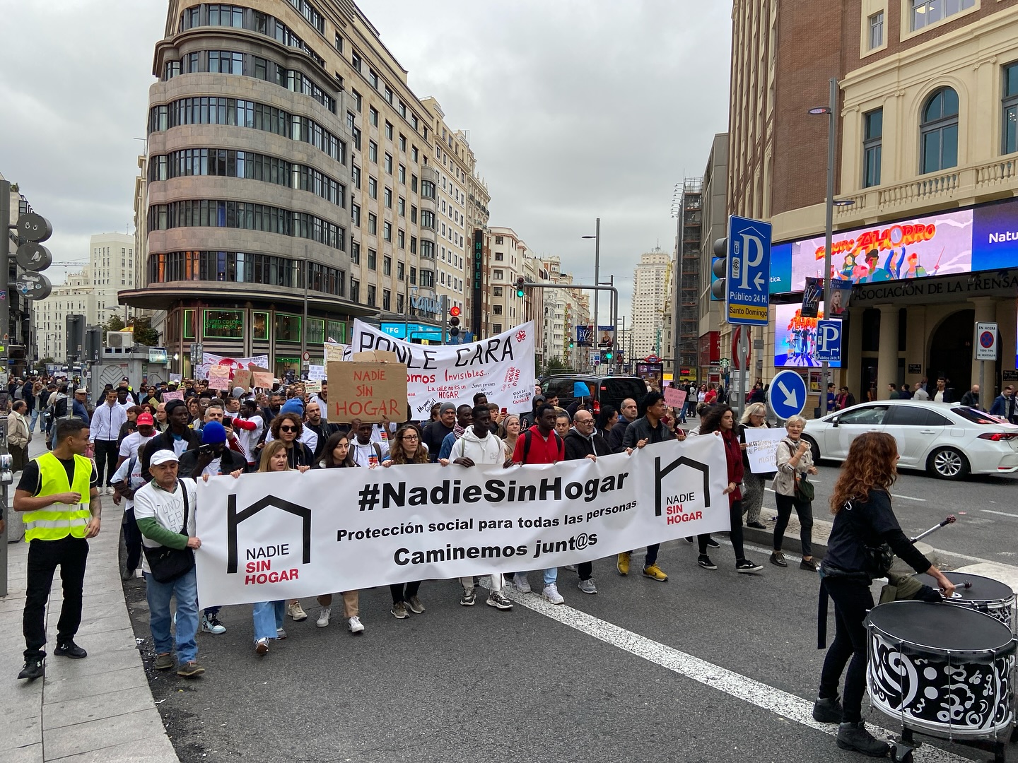 Junto a la Red Faciam marchamos en la semana de las personas sin hogar ...